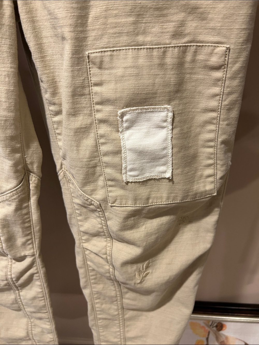 Pilcro the wanderer denim distressed patch and embroidered jeans - Picture 6 of 10